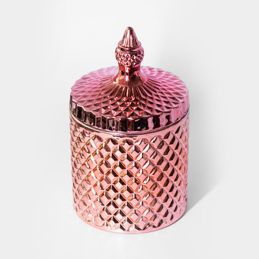 XL Swit Watra Kaars Rose Gold Met Deksel